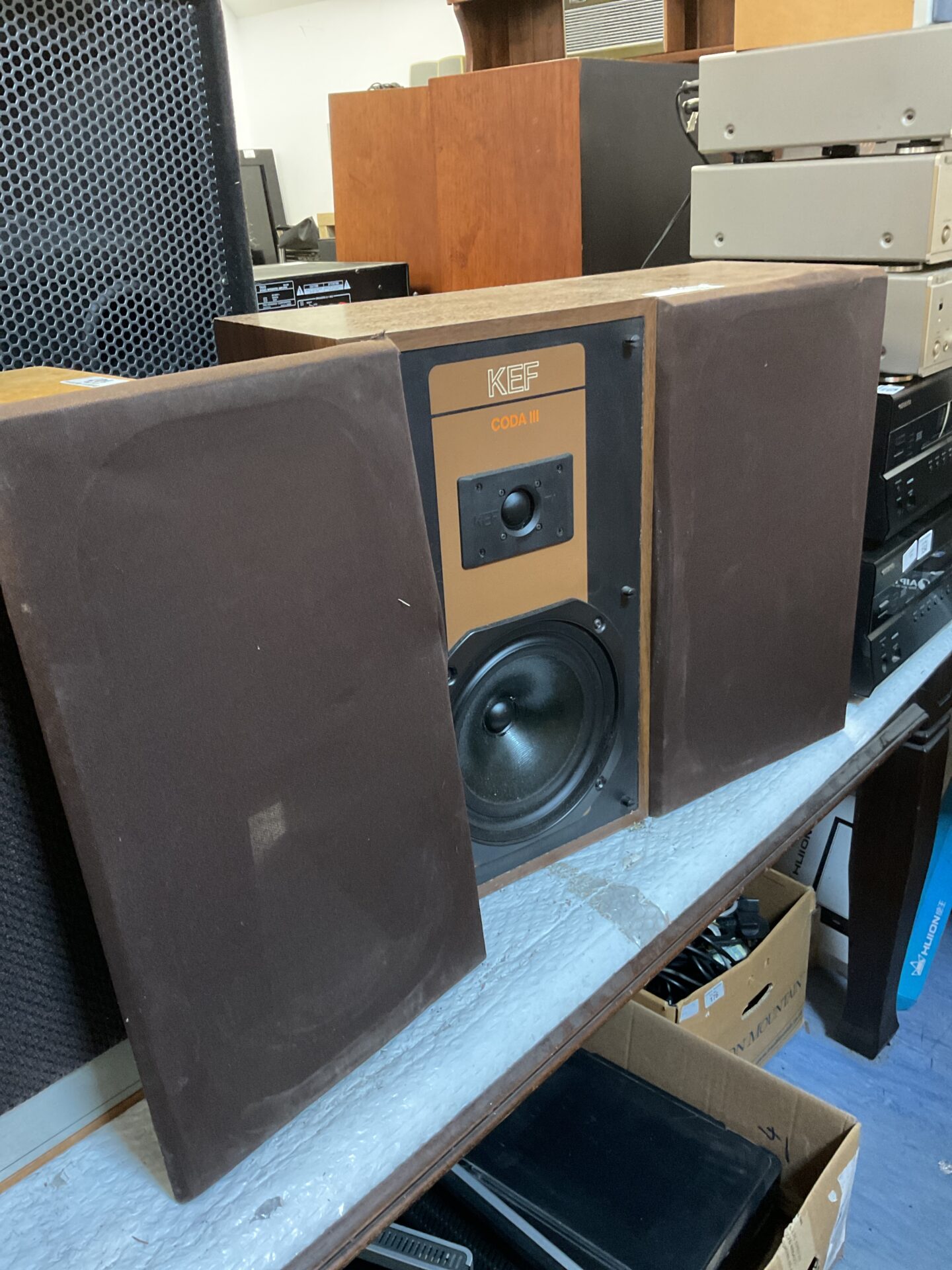 177 Vintage pair of kef coda iii speakers