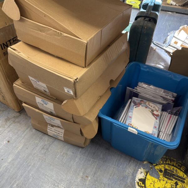 Lot of new birthday party invitations and thank you cards.