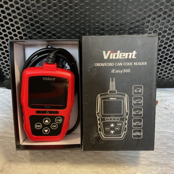 Vident ieasy300 OBD2 scanner for car diagnostics and code reading.