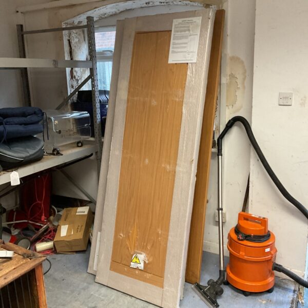 Lot of five new Premdor Croft internal fire doors for sale.
