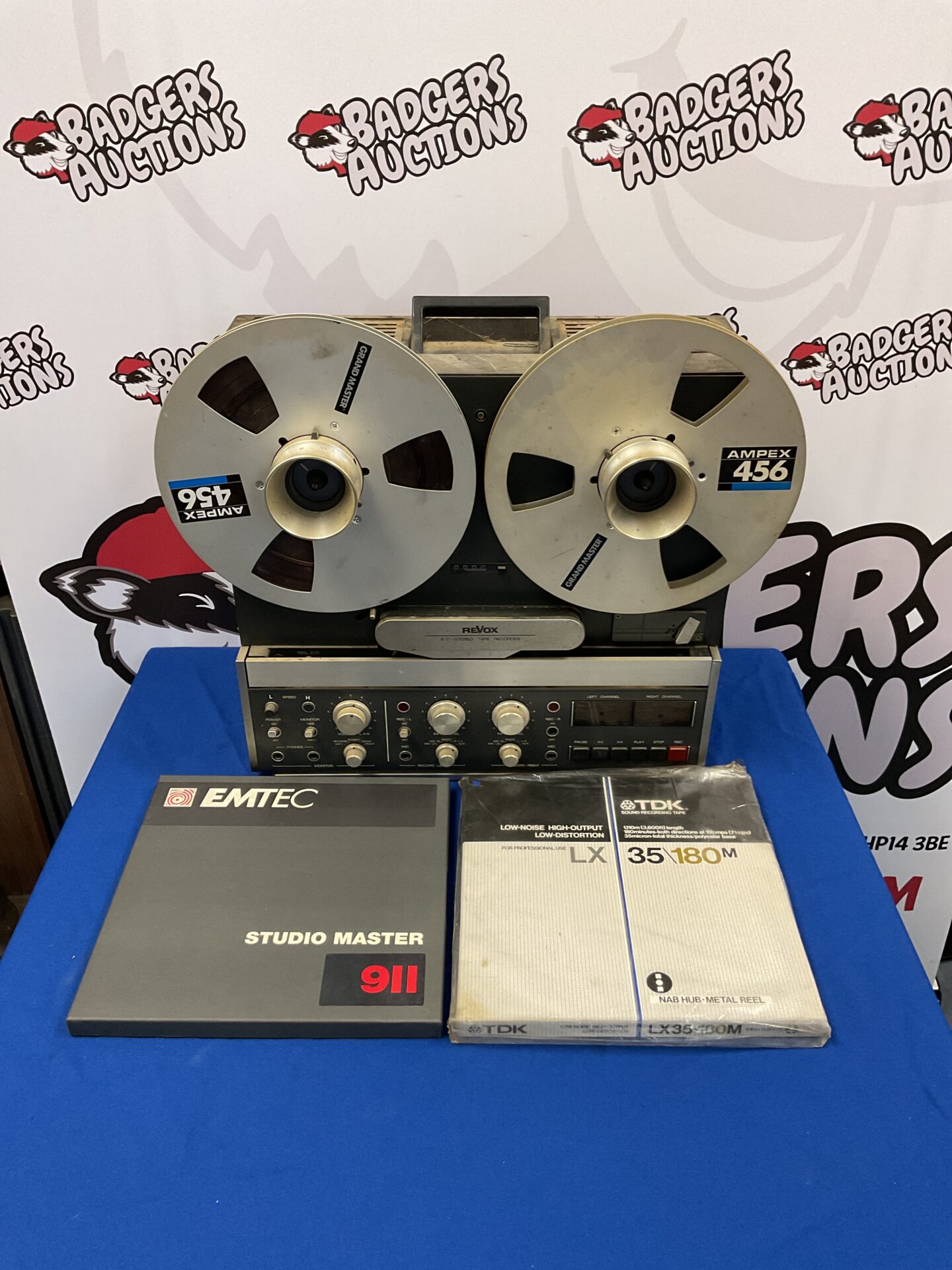 090 Revox b 77 stereo reel 2 reel tape recorder