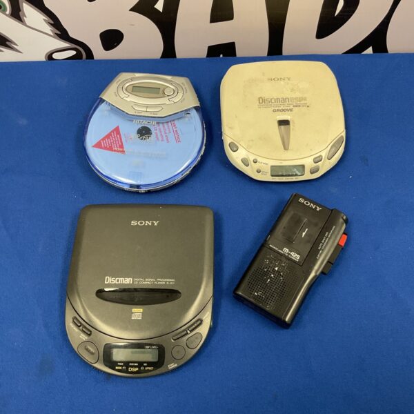 Vintage Sony Discman D-211 portable CD player in used condition.
