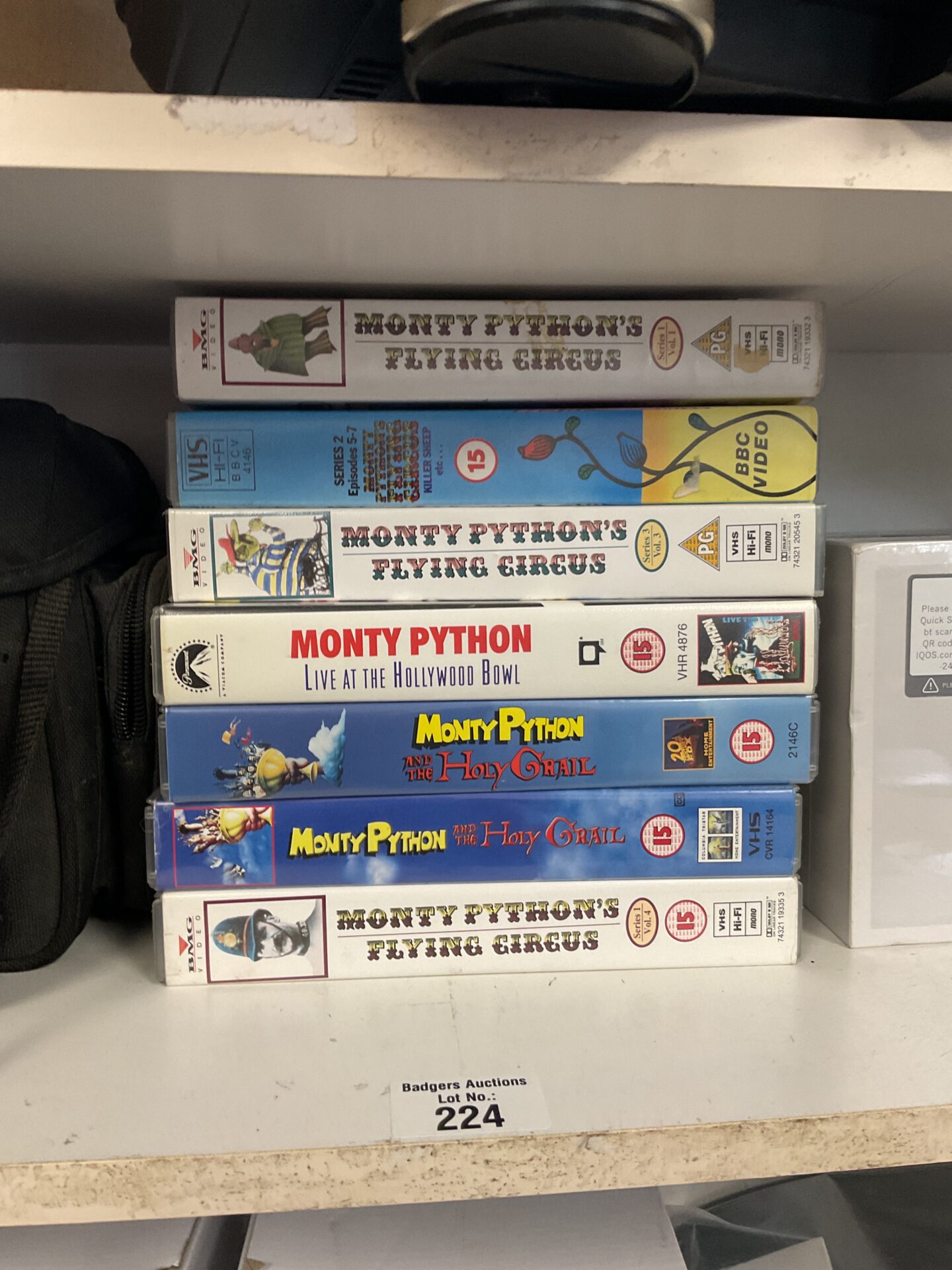 197 7 monty pythons flying circus vhs cassettes