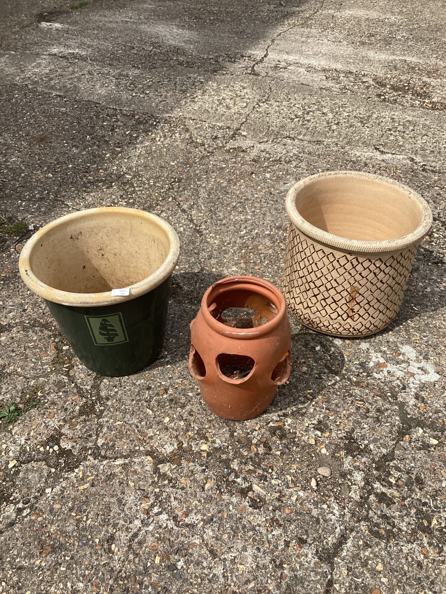 1127 Three agarden planters