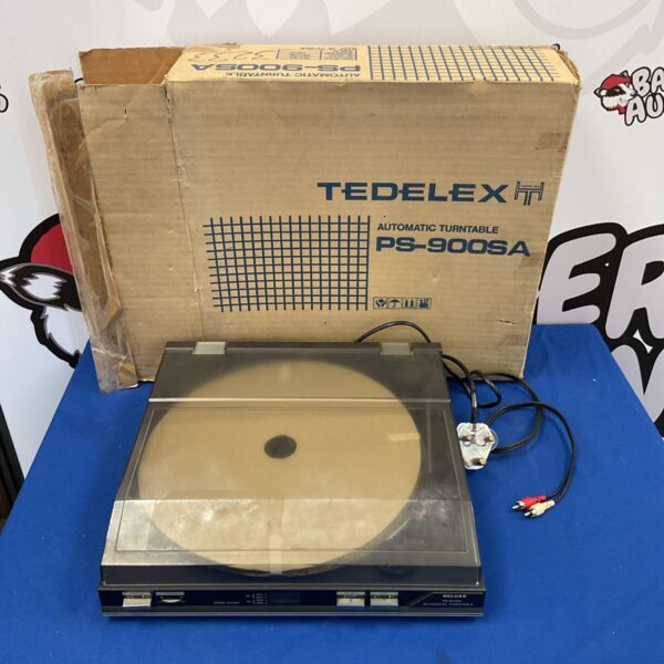 Vintage Tedelex PS-900SA automatic turntable for vinyl records.