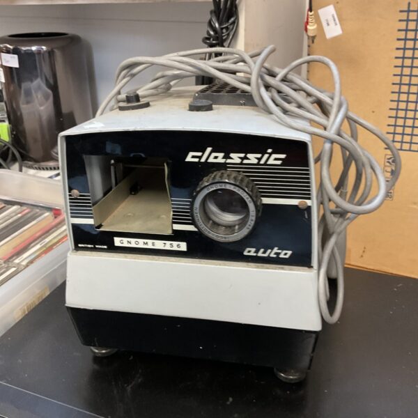 Vintage Gnome 756 slide projector for displaying photographs.