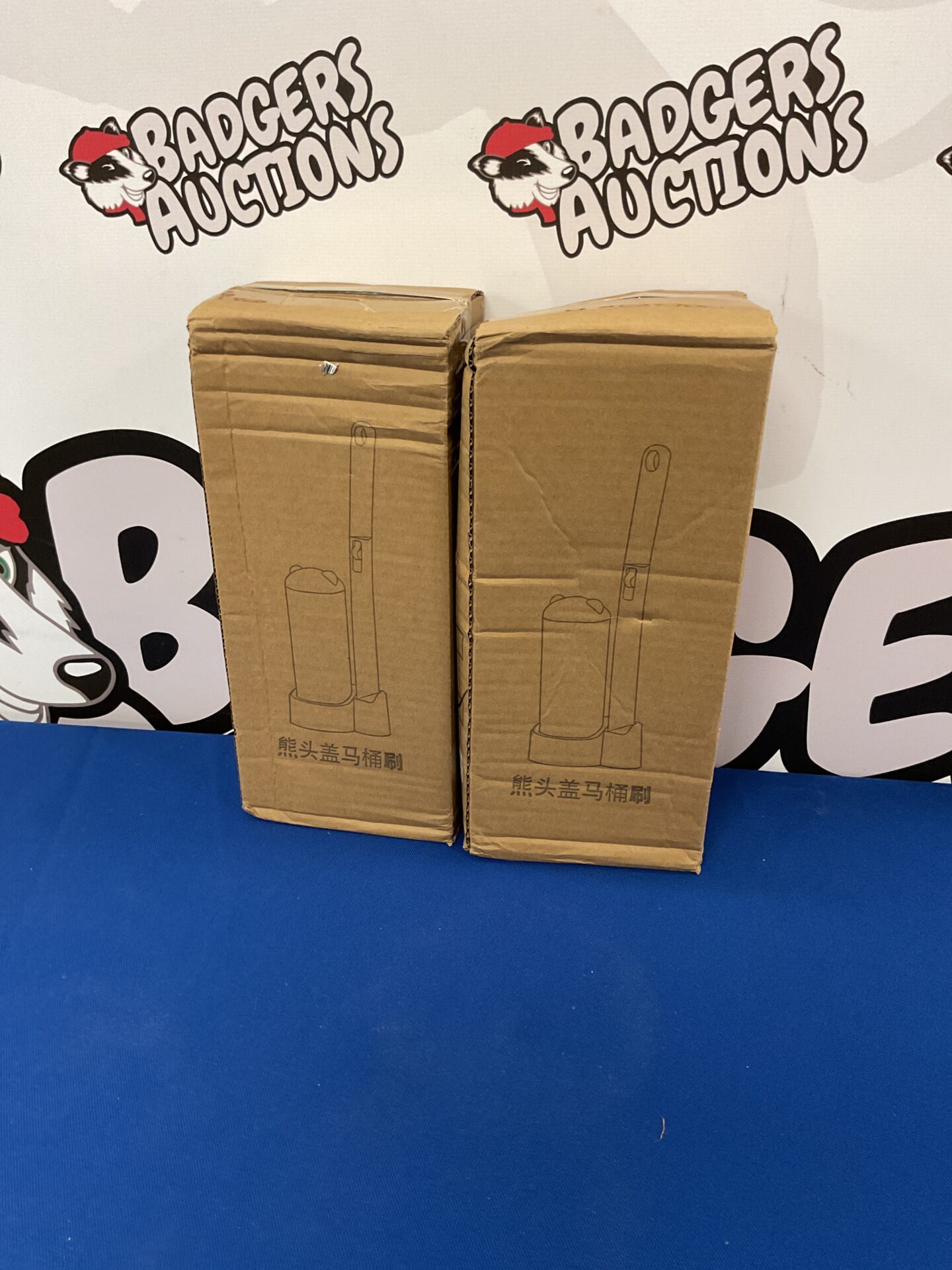448 Two Japanese Toilet brush sets