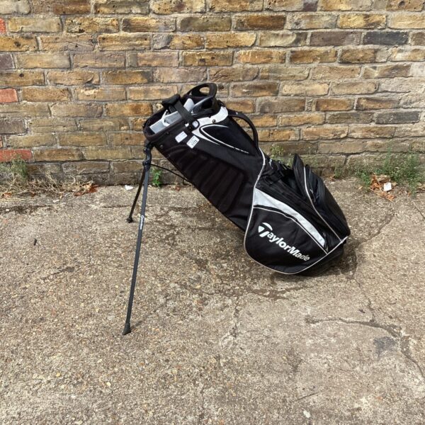 Taylormade stand golf bag shown in detail.