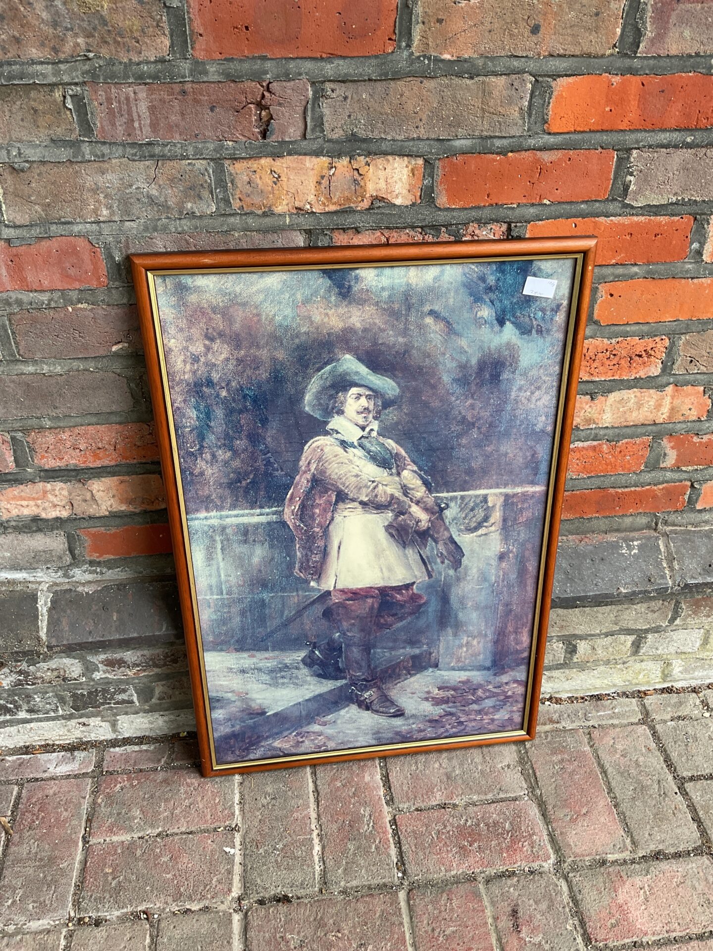 694 Large framed print of the laughing cavalier