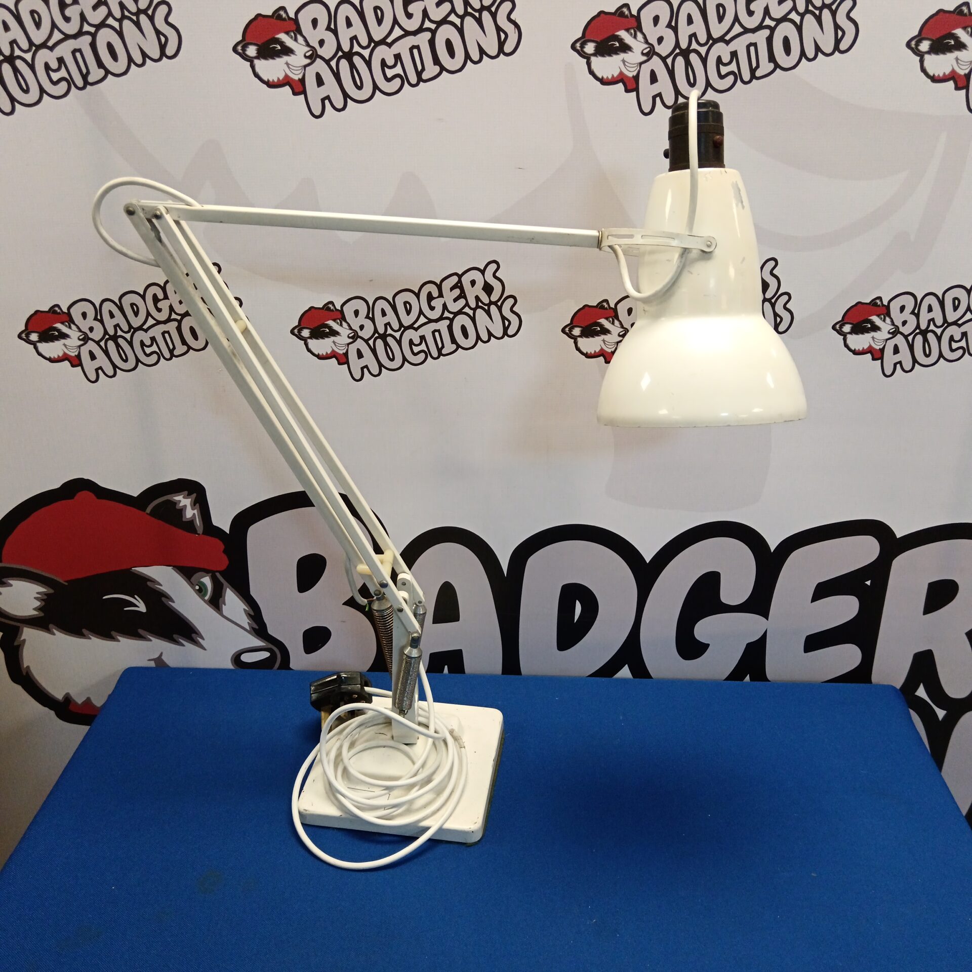 053 Vintage Herbert Terry 2 step desk lamp