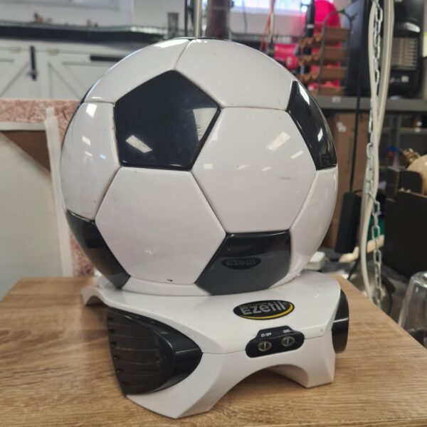 Front view of the Ezetil football cooler, a novelty sports item.