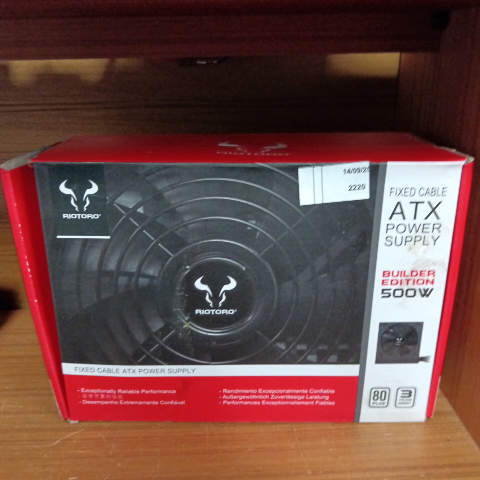 223 Riotoro fixed cable ATX power supply