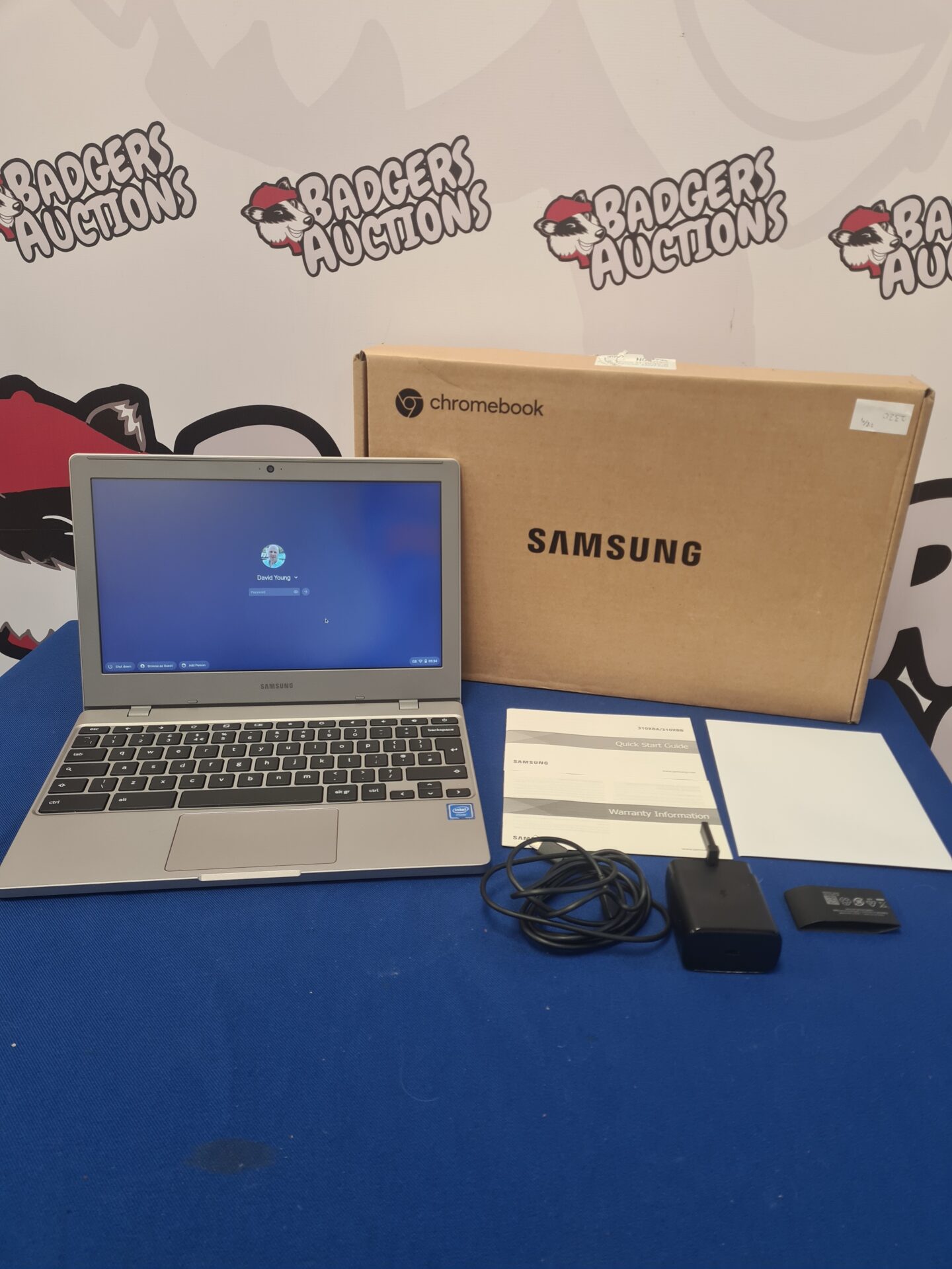 107 Boxed Samsung Chromebook Laptop Model Number: XE310XBA Working, Password Locked