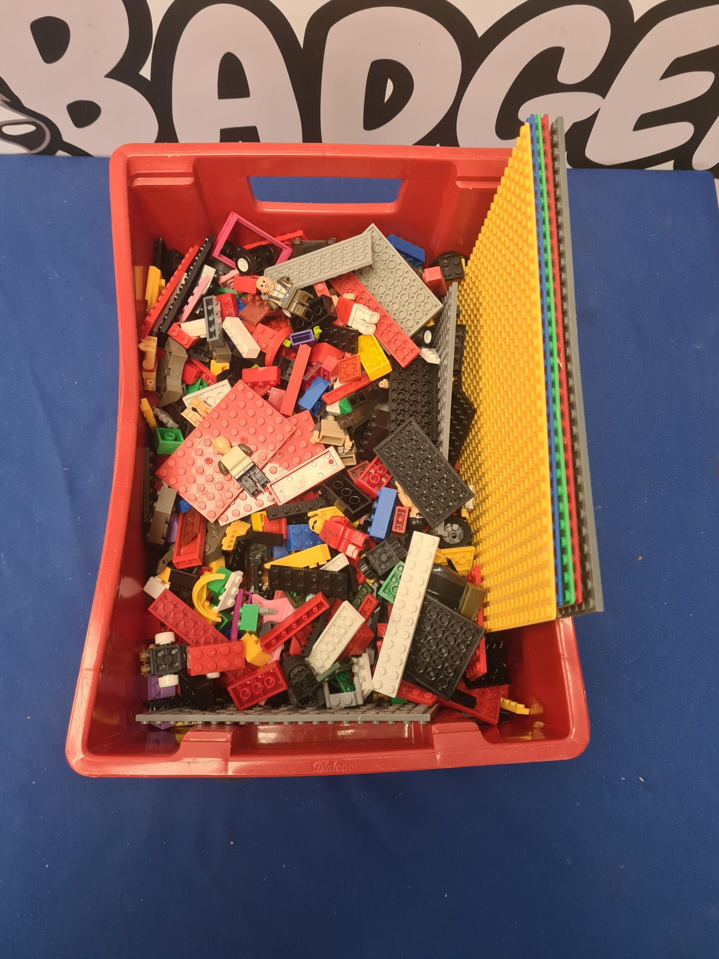 396 Box of mixed lego compatible buidling bricks