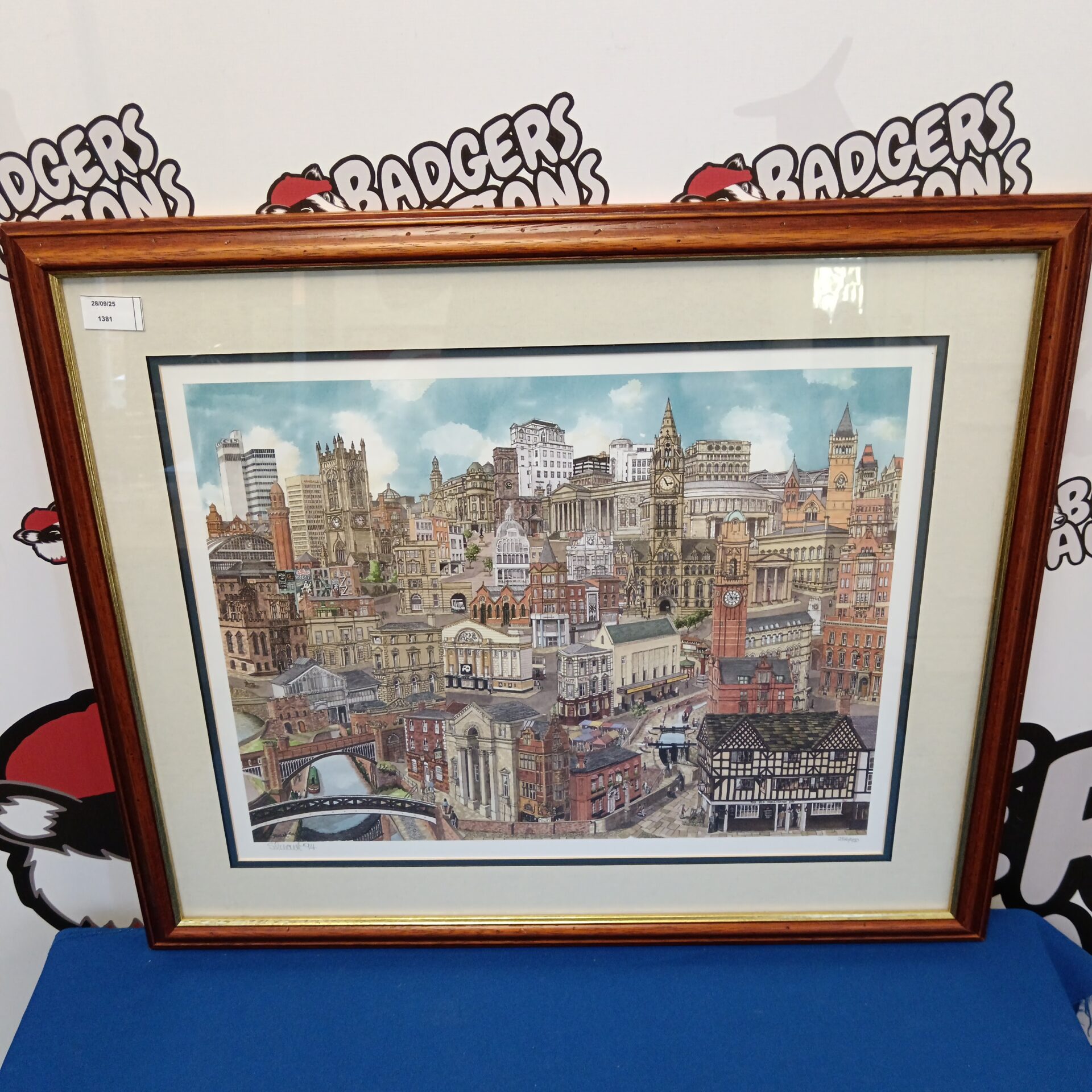 758 martin stuart moore signed ltd edition print titled memories of manchester