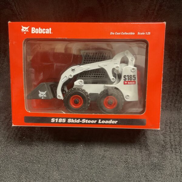 Detailed Bobcat S185 Skid Steer diecast model for collectors.