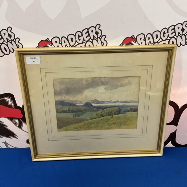 19th-century William Baxter watercolour painting of Inverness and the Moray Firth.