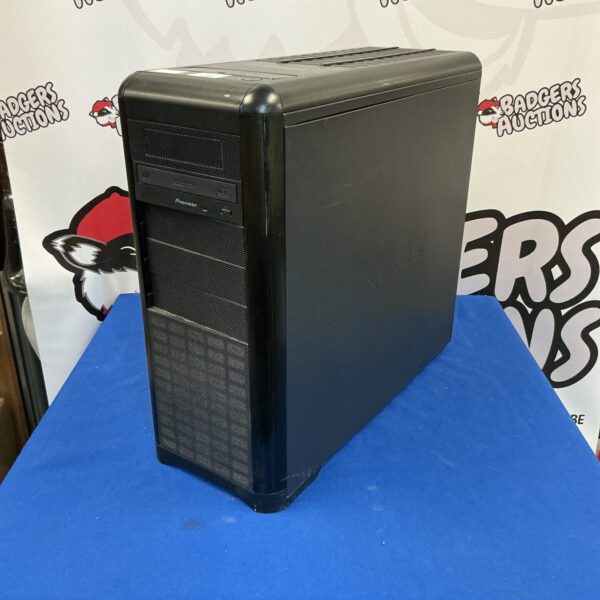 Black Nexus Pioneer PC case front view.