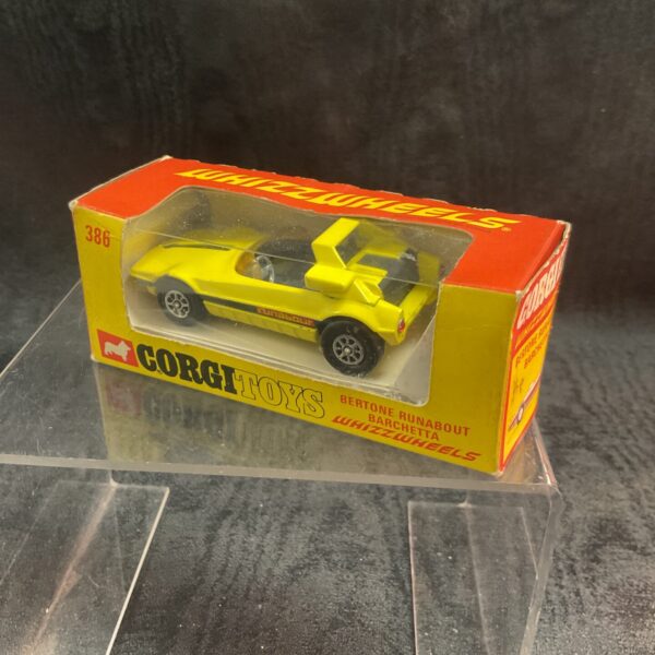 Vintage Corgi Whizzwheels Bertone Runabout in original box.