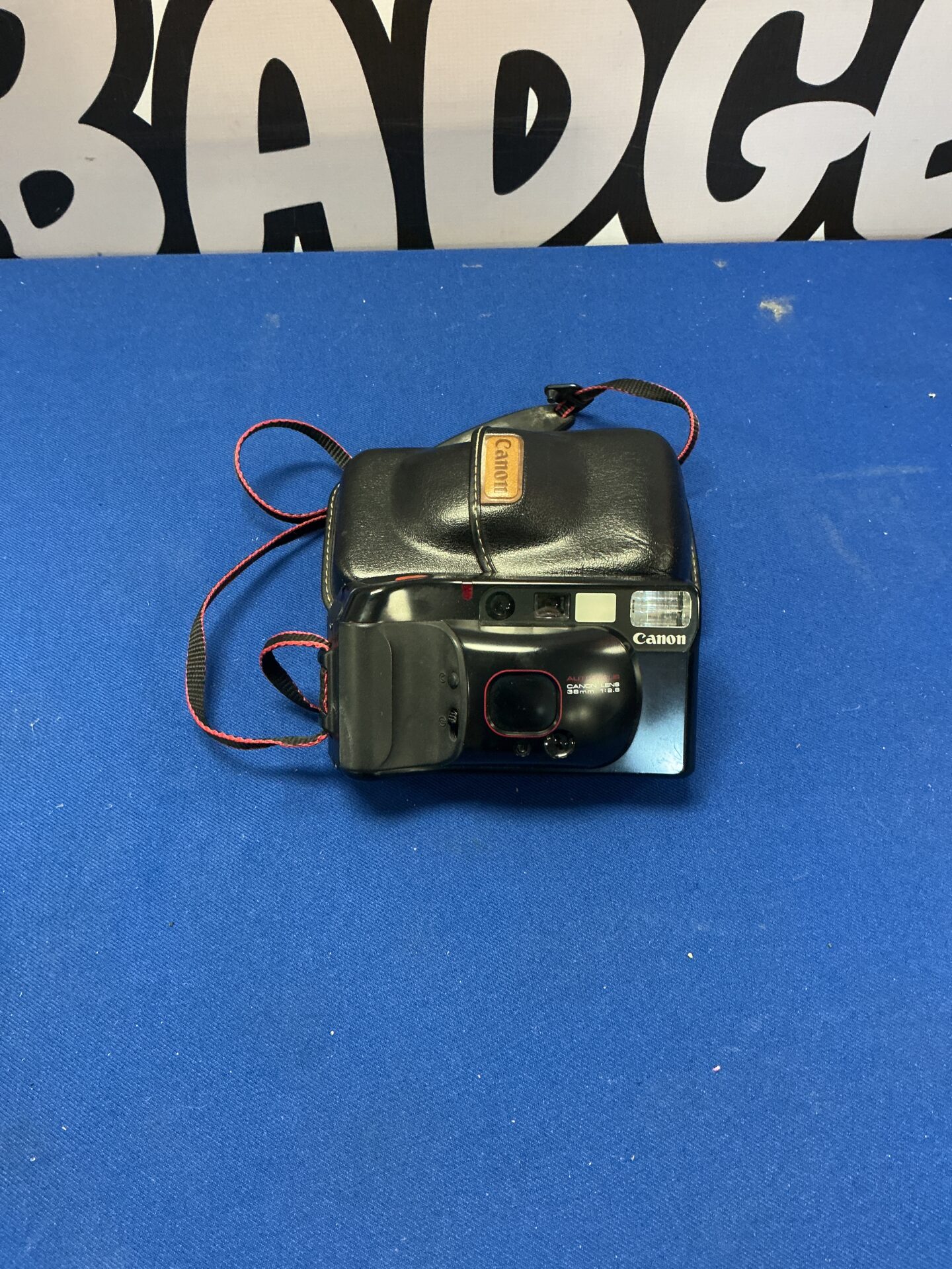 189 Canon sure shot supreme camera with case