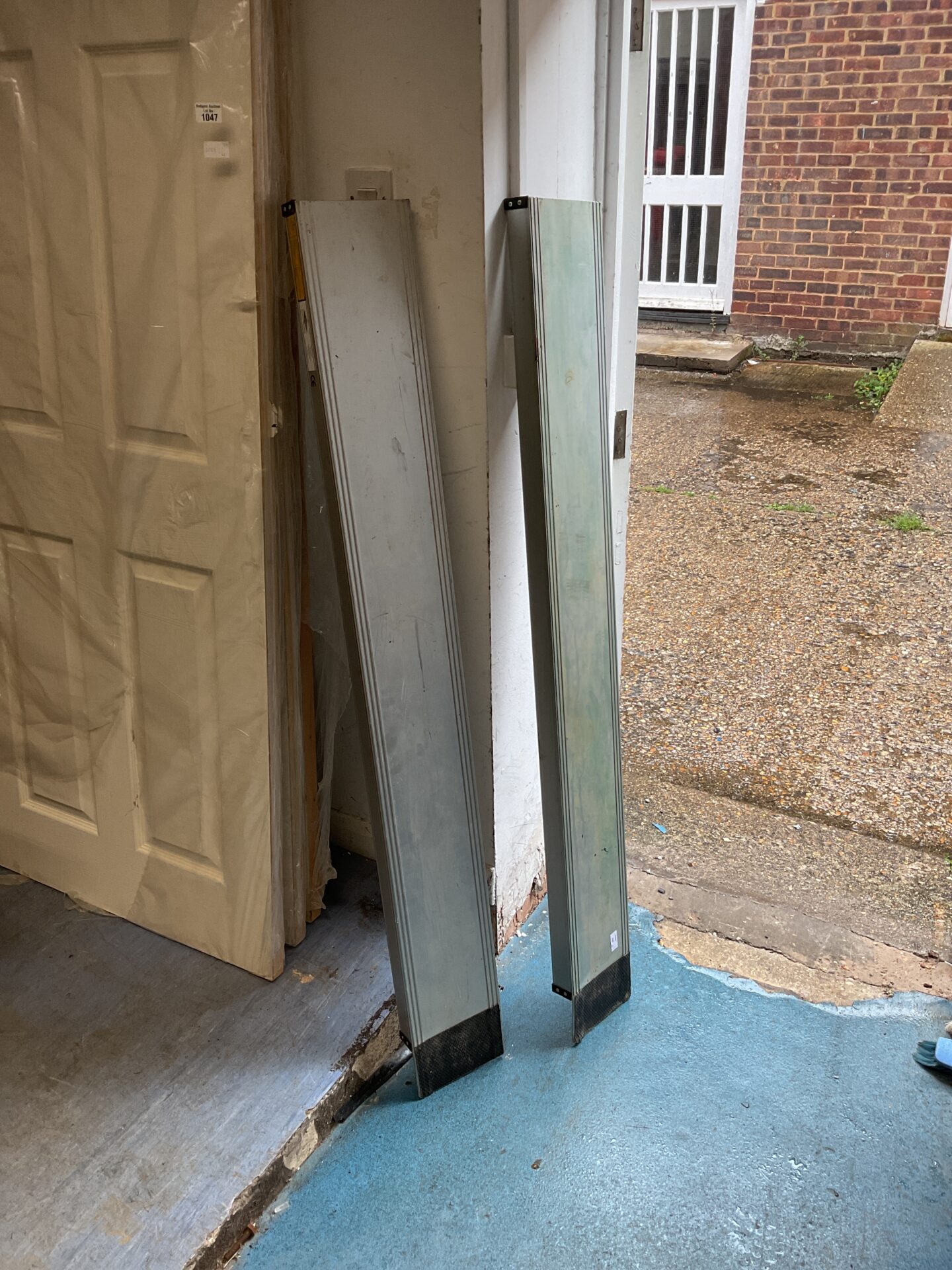 1139 Set of royston resources aluminium ramps