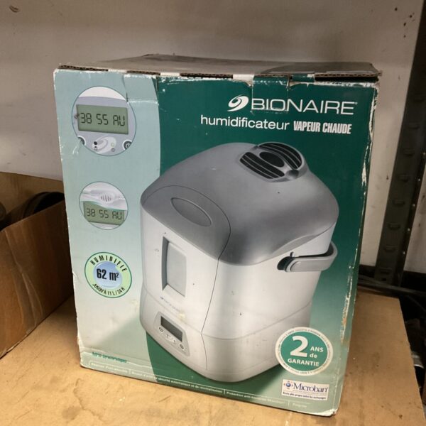 Vintage Bionaire warm mist humidifier in used condition.