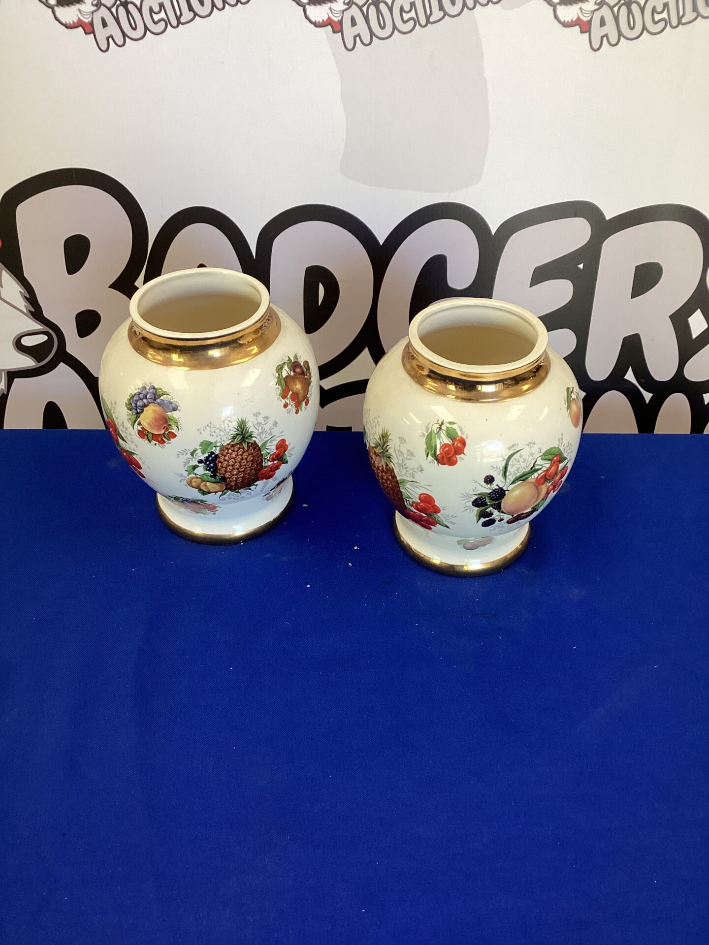 314 Two Staffordshire 10” Vases