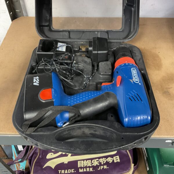 Vintage Draper 12v cordless drill in used condition.