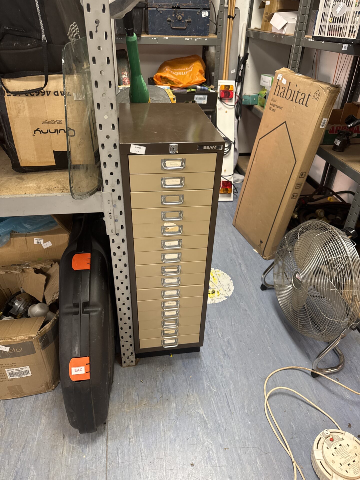 1087 Beam office filing drawer cabinet
