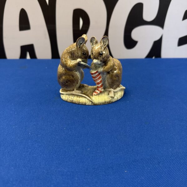 Royal Albert Beatrix Potter Christmas Stocking figurine, detailed porcelain.