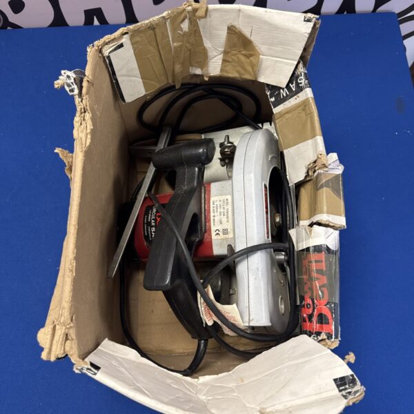 Used Power Devil circular saw PDW 5008/16 for woodworking projects.