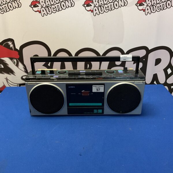 Vintage Aiwa CS-200 stereo cassette recorder radio