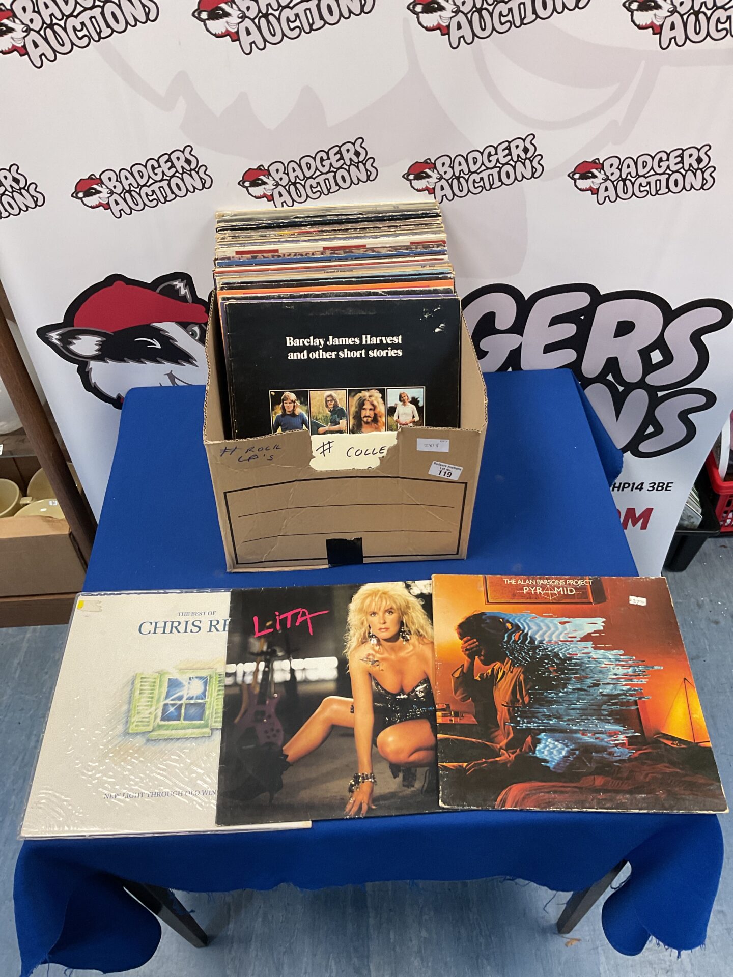 119 Collection of Rock LP’s