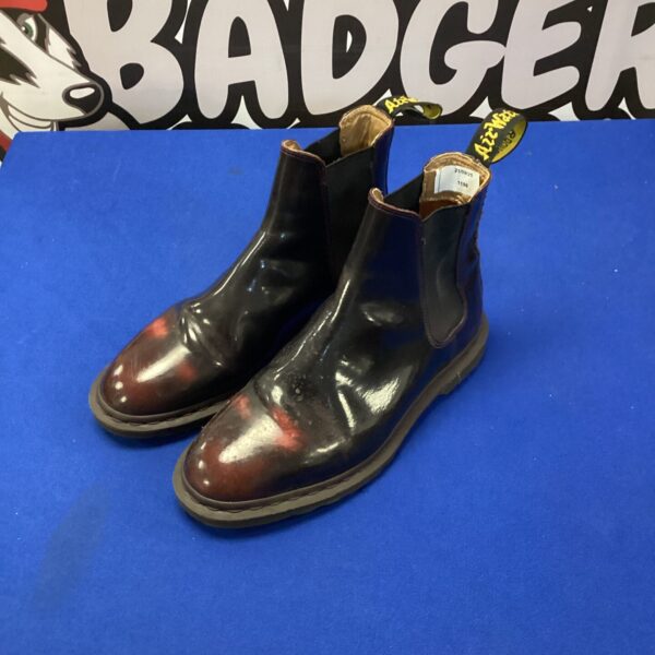 Vintage cherry red Dr Martens boots, size 8.