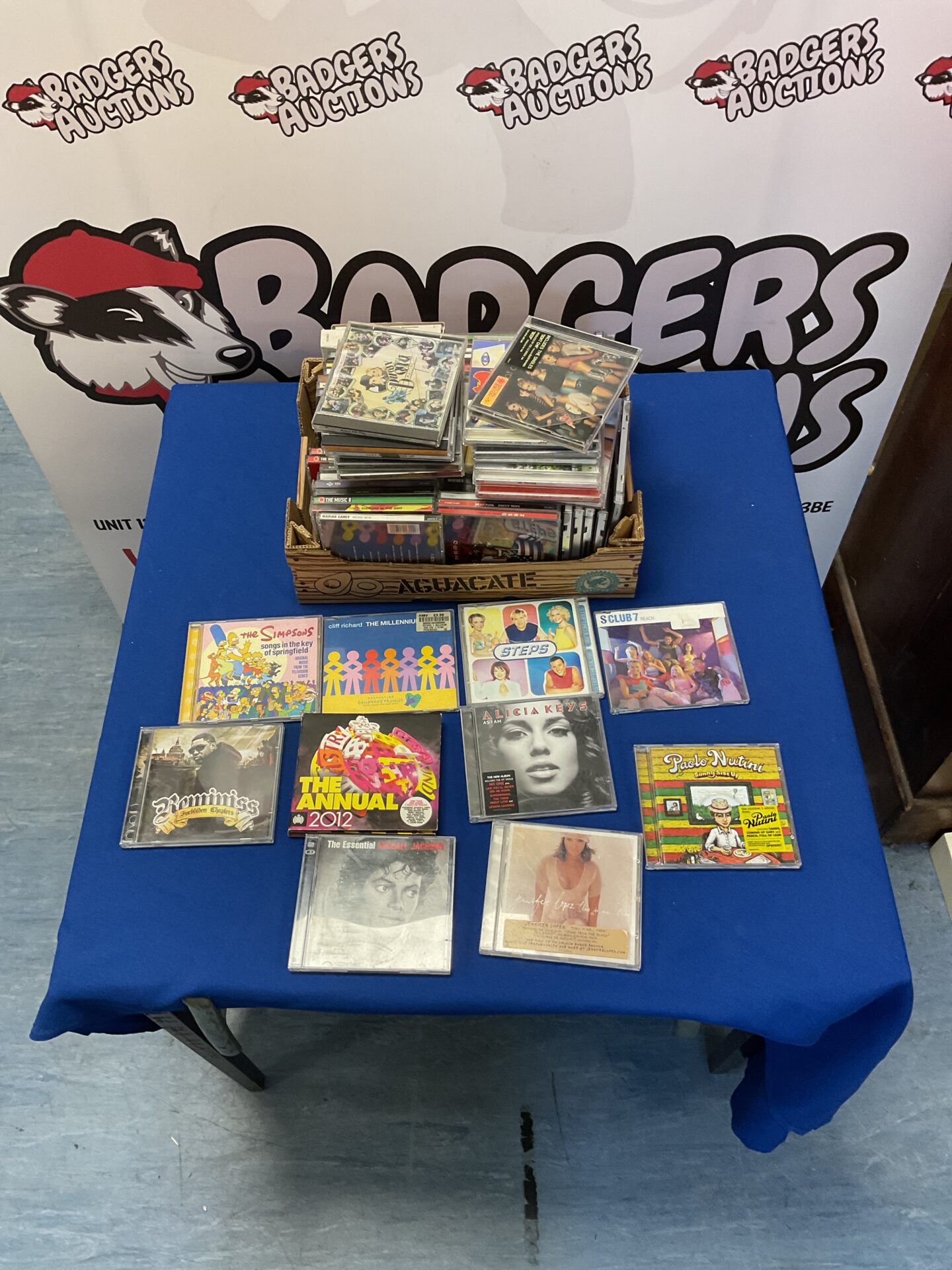 197 Collection of CDs incl. Alicia Keys, Michael Jackson, Jennifer Lawrence