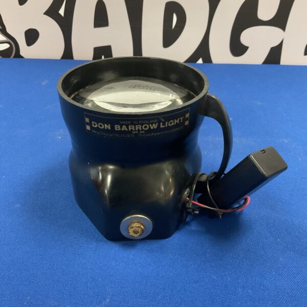Vintage Don Barrow MK.86 rally light, front view.