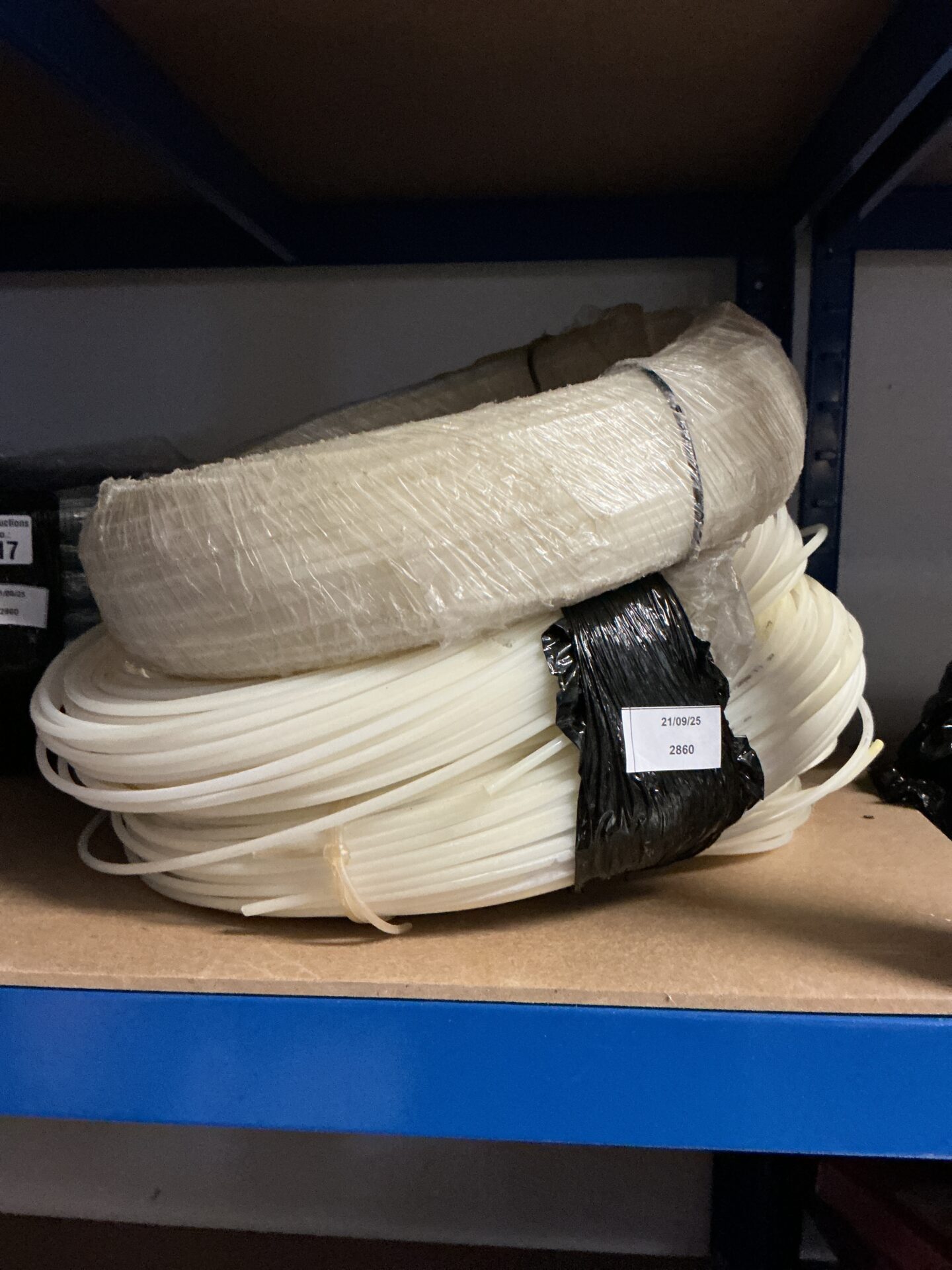 1219 Three rolls of nylon tubing