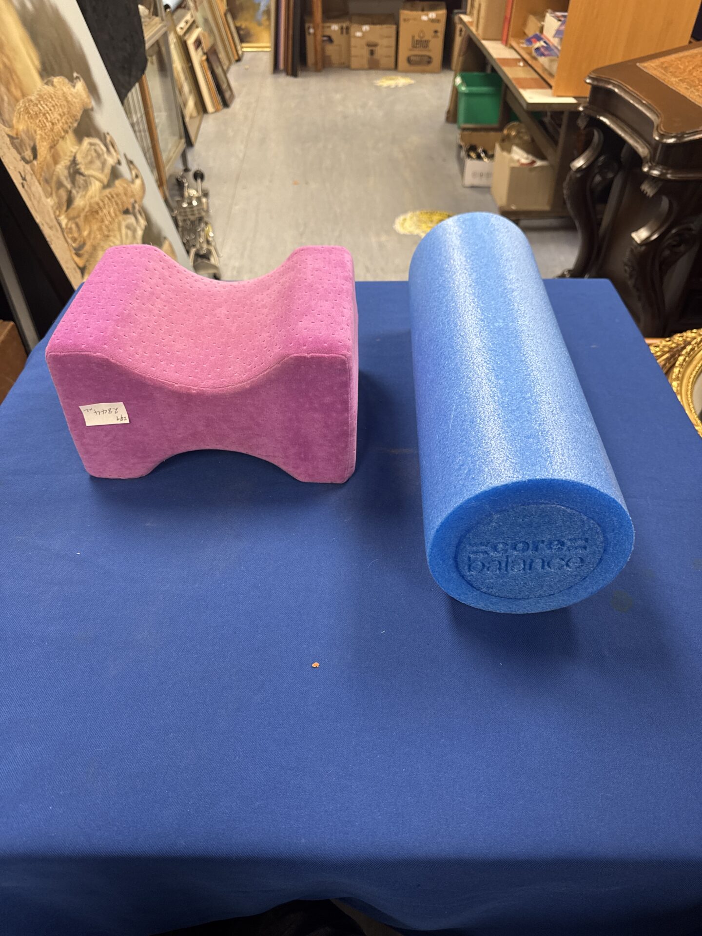 981 Core balance exercise roller with a knee pillow
