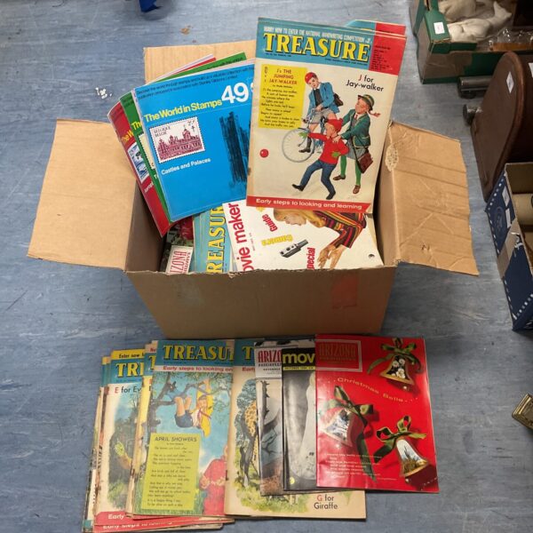 Vintage magazine lot featuring Arizona Highways and Treasure.
