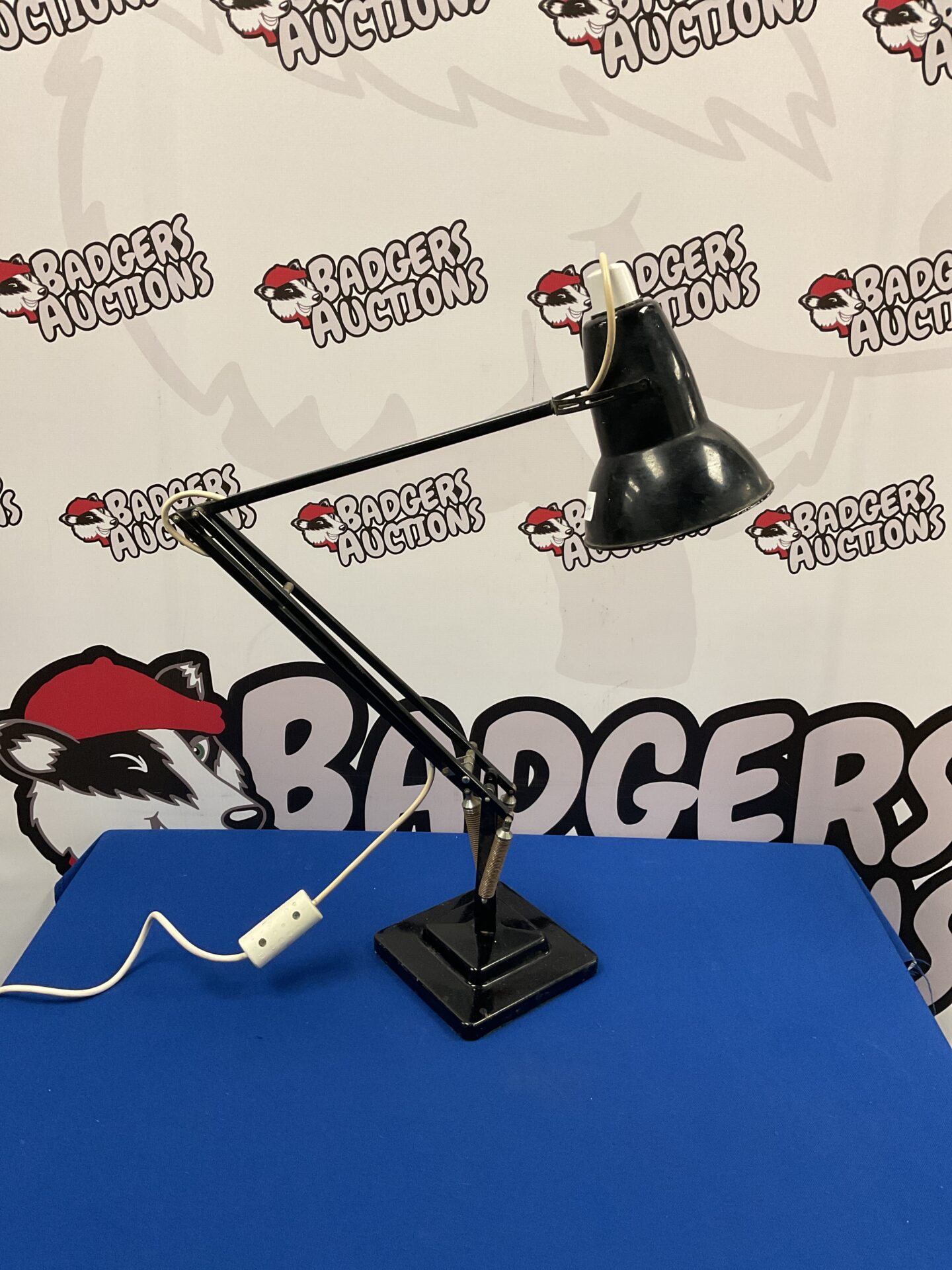023 Vintage herbert terry two step anglepoise lamp