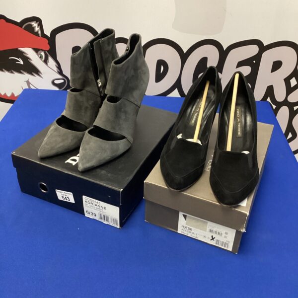 Ladies heels from Dune and Aveda, size 39 and 38.5.