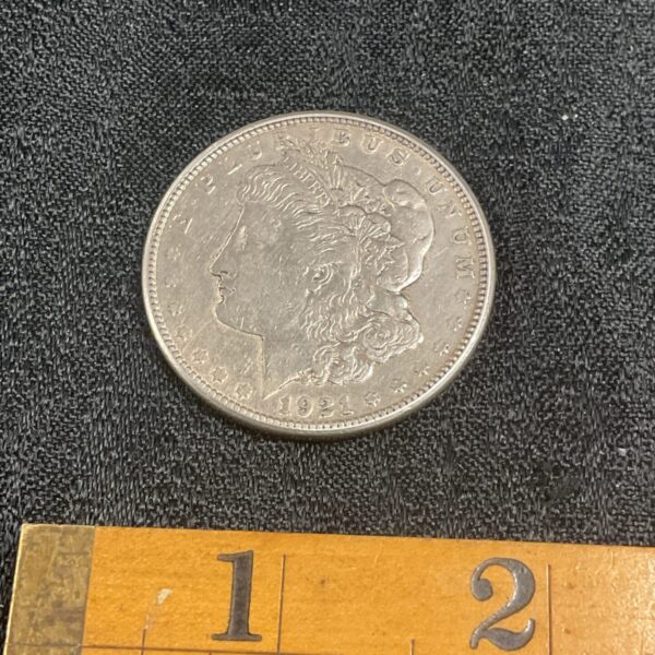 1921 Morgan Silver Dollar obverse featuring Lady Liberty.