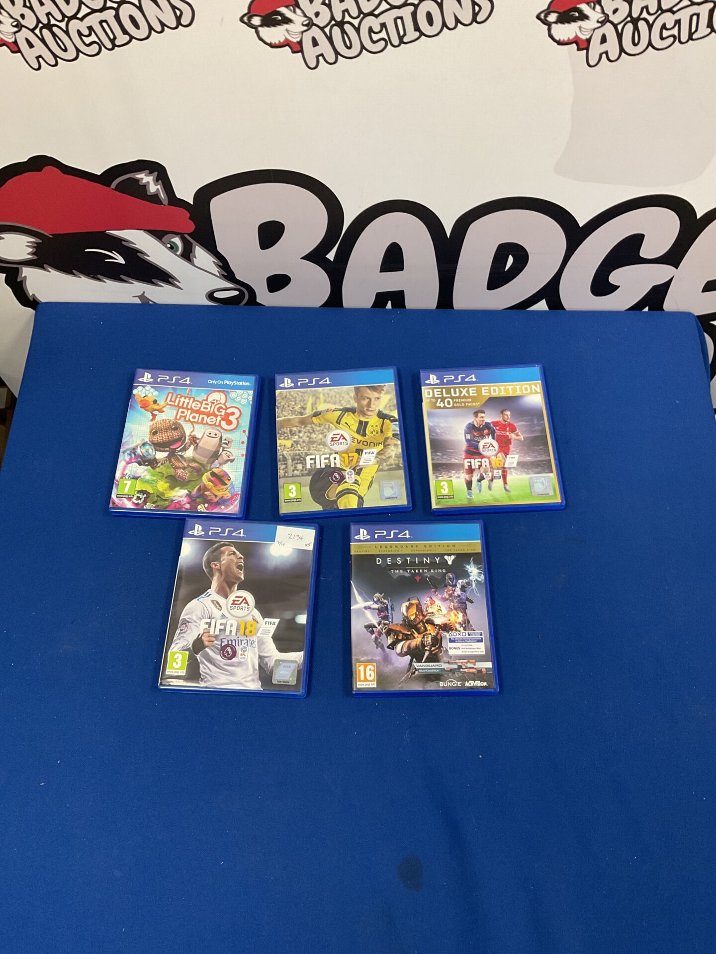 184 Bundle of playstation 4 games incl. fifa, destiny
