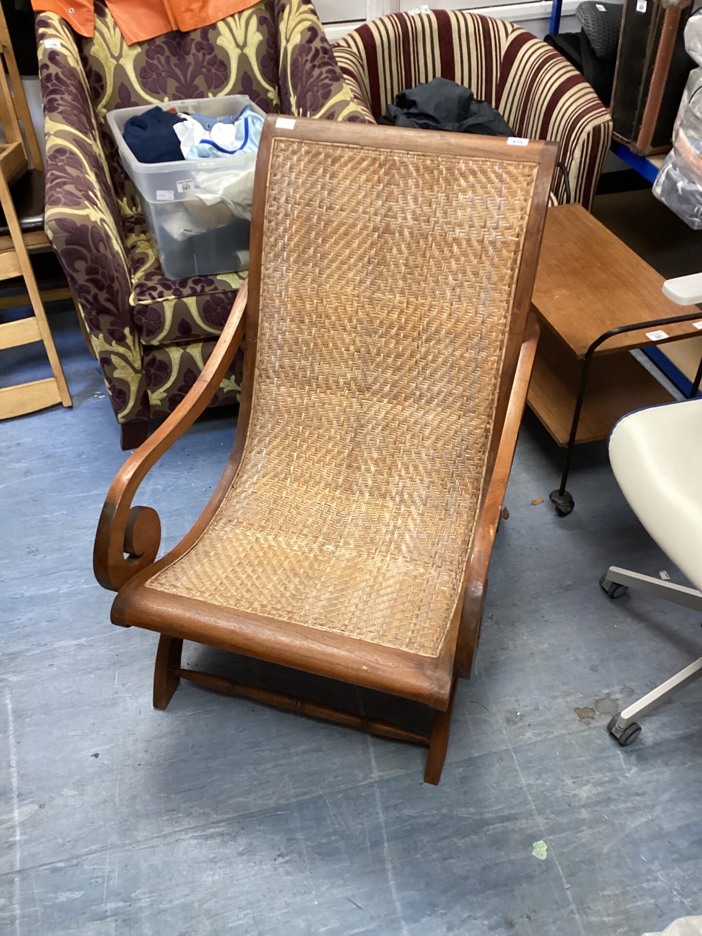 615 British colonial planter chair