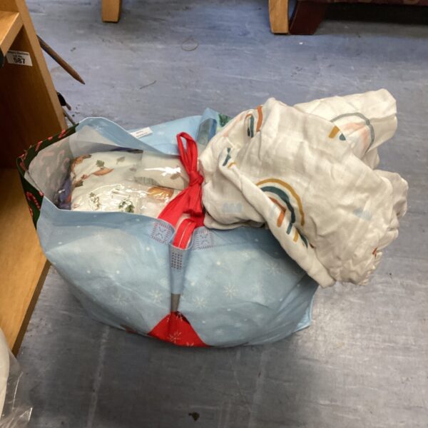 New lot of baby swaddle wraps in a plastic bag.
