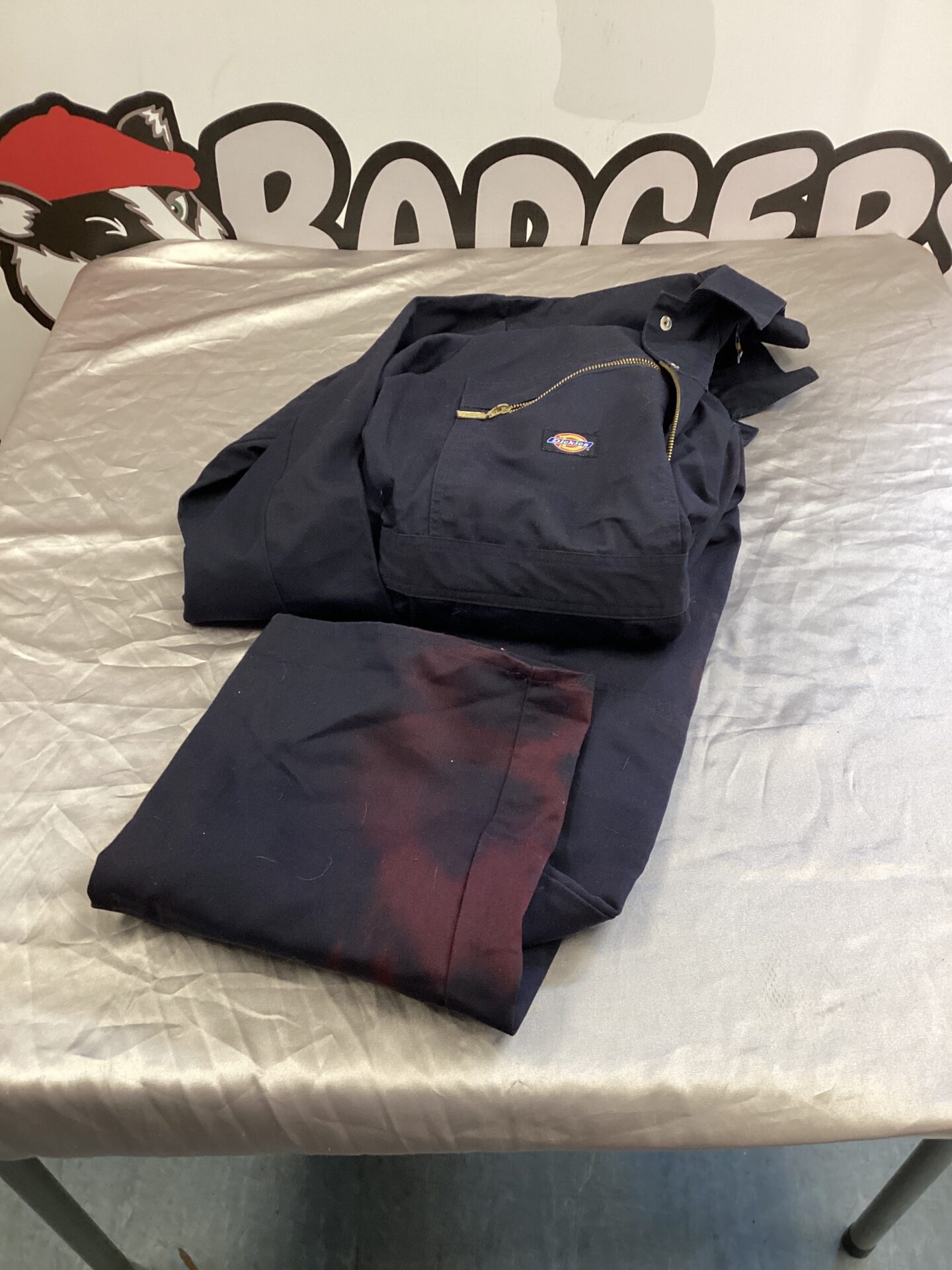 504 Pair of dickie work overalls size 44 regular