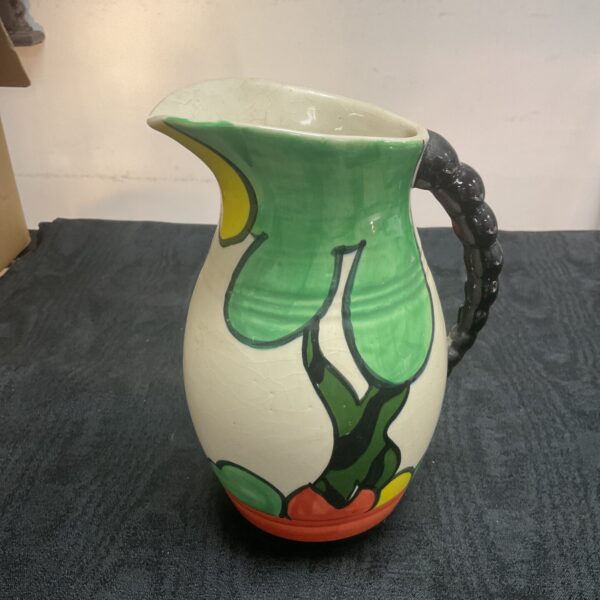 Vintage Crown Devon Tiger Trees jug, hand-painted Dorothy Ann design.