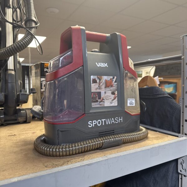 Vax Spotwash steam cleaner for carpets and upholstery cleaning.