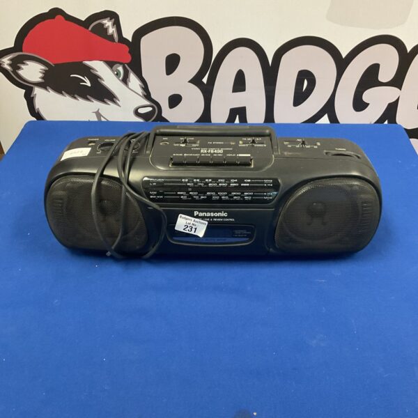 Vintage Panasonic RX-FS430 stereo radio cassette recorder
