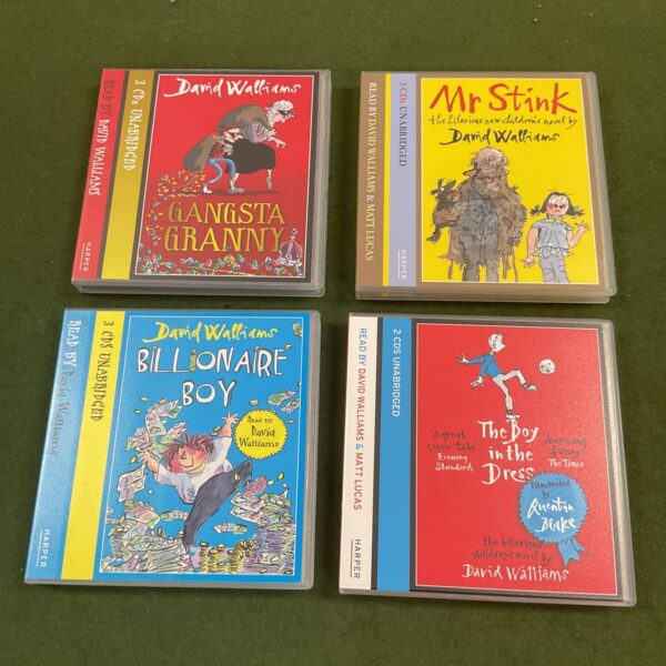 David Walliams Gangsta Granny audio CD cover.